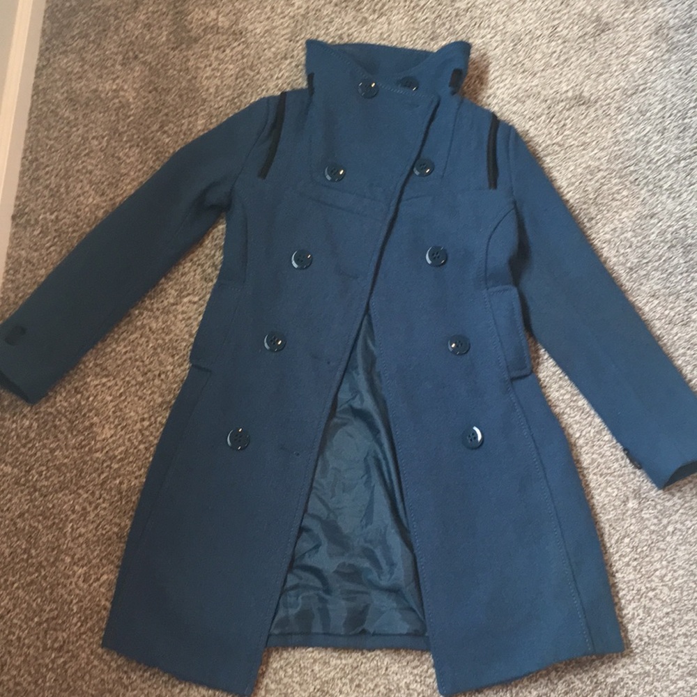H&M Blue Pea Coat